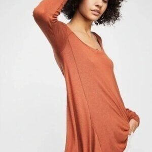 Free People Sienne January long sleeve ribbed top